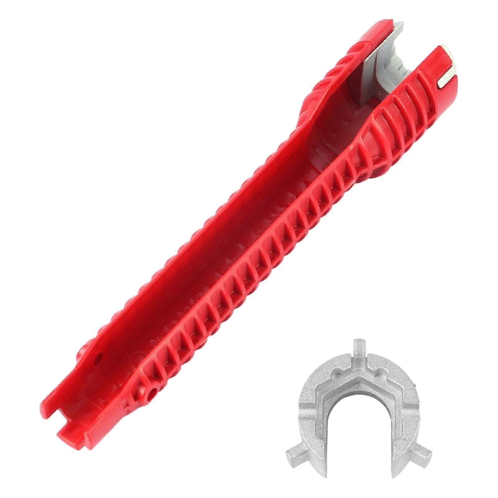 5-in-1 Adjustable Wrench for Sink Installation, Bathroom Repairs, Tight Spaces, Plumbing Tool for Sanitary Fixtures