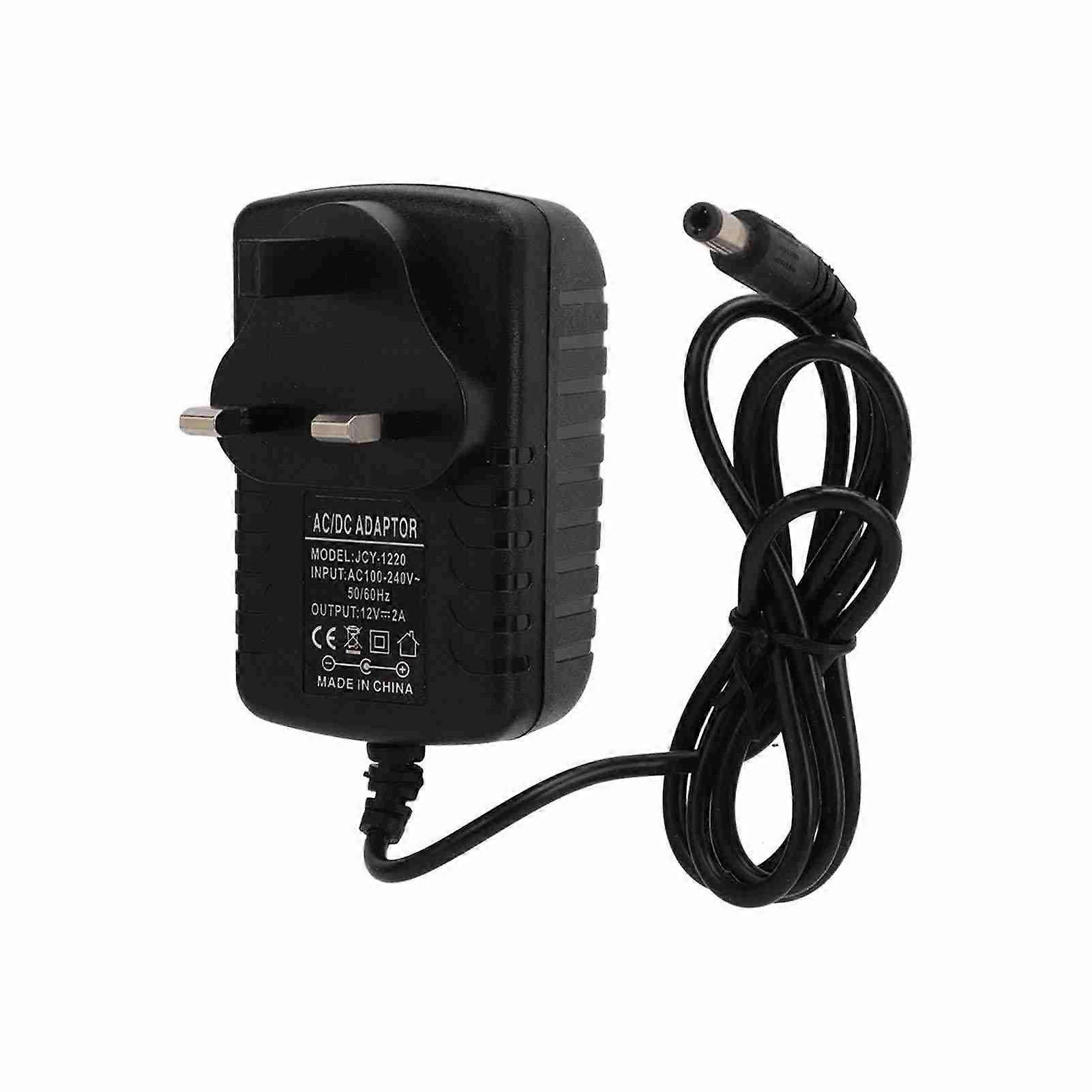Power Adapter 12V 2A Stable Portable Easy to Operate Universal Power Adapter for Monitor 100‑240V