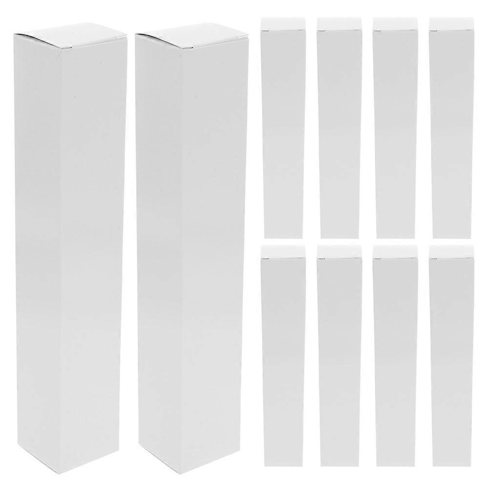 Decorative Fan Wrapping Containers Gifting General Users Rectangular White 23.00X4.00X4.00CM 25Pcs