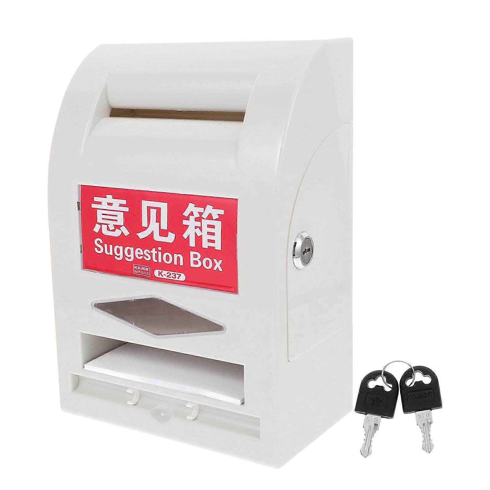 Lockable Wall Mounted Mailbox for Outdoor Use – Secure Design for Letters, Newspapers & Magazines – Durable Privacy Mail Box for Home or Office