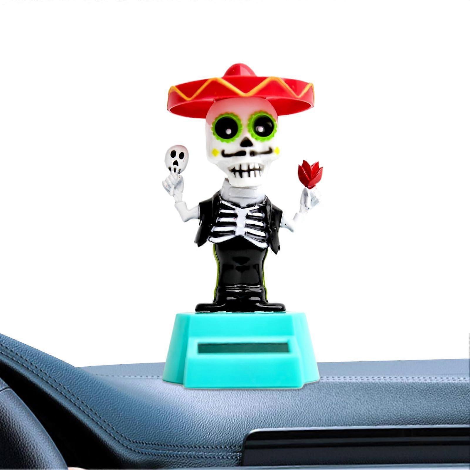Solar Toys for Windows - Solar Dancing Skeleton Figure | Car Decoration for Window Sill, Desk, Living Room, and Dashboard