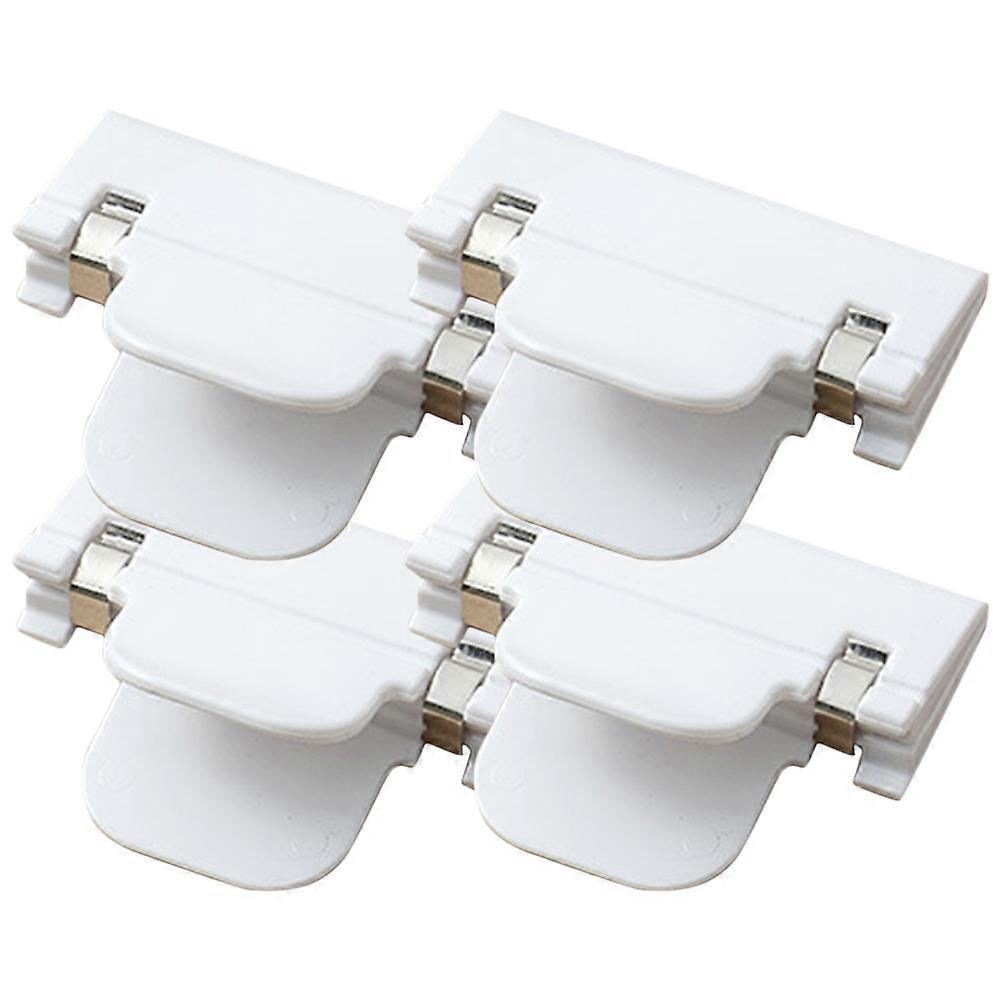 Anti-Slip Bed Sheet Clips for Household Use with 4Pcs White Material