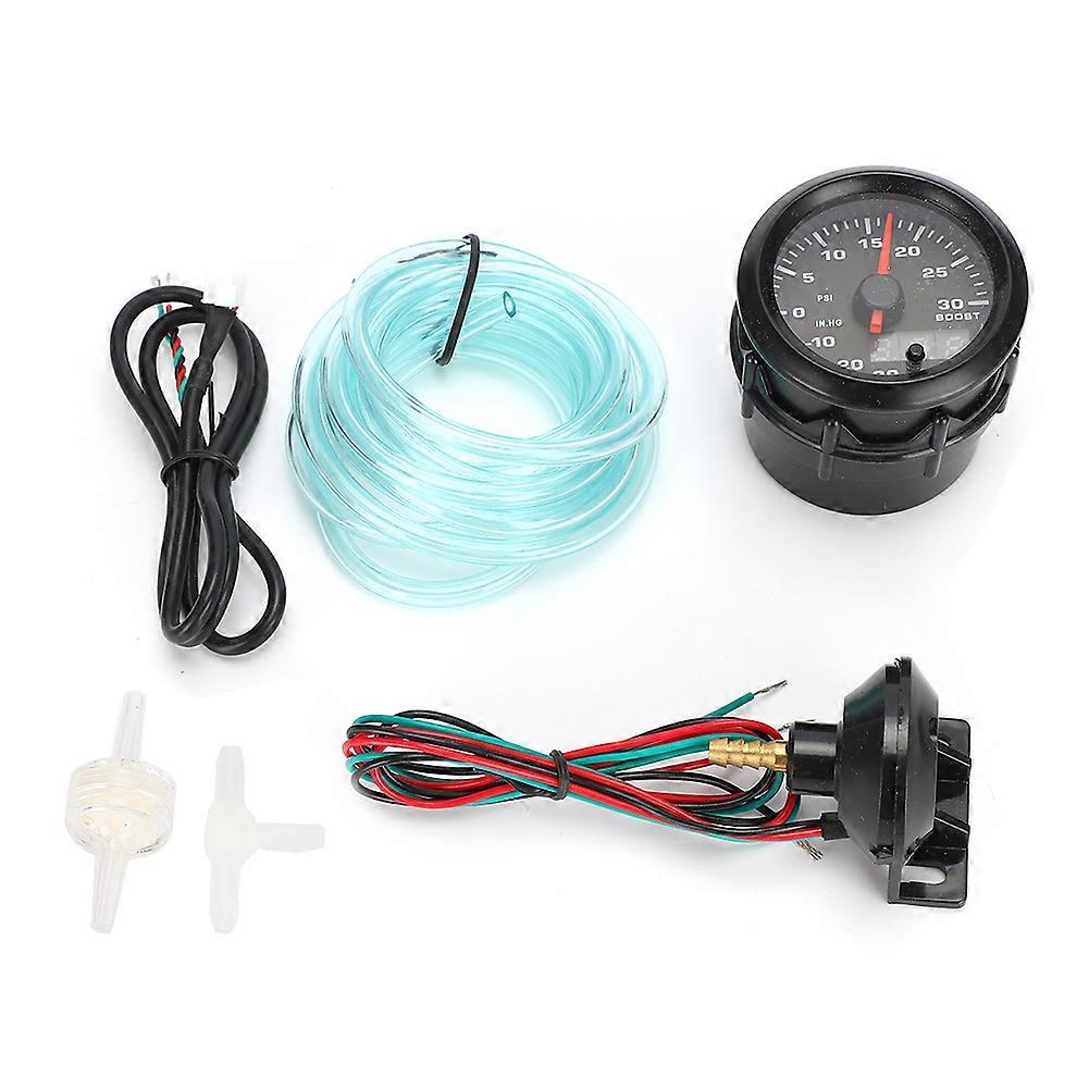 52mm / 2in 7 Farben LED Turbo Boost Meter Auto Modifikation Instrument Set