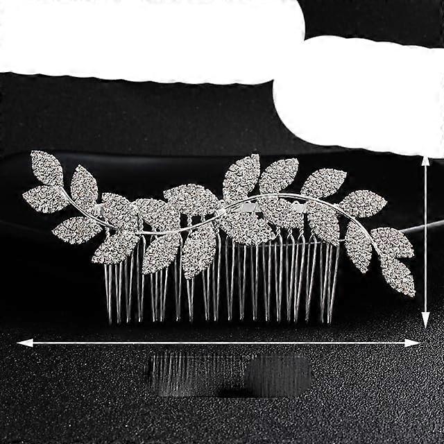 Bridal Wedding Hair Accessories Crystal Hair Combs Clips Jewelry for Women Rhinestone Bride Headpiece Party Bridesmaid GiftHCG0020S, Hair Combs