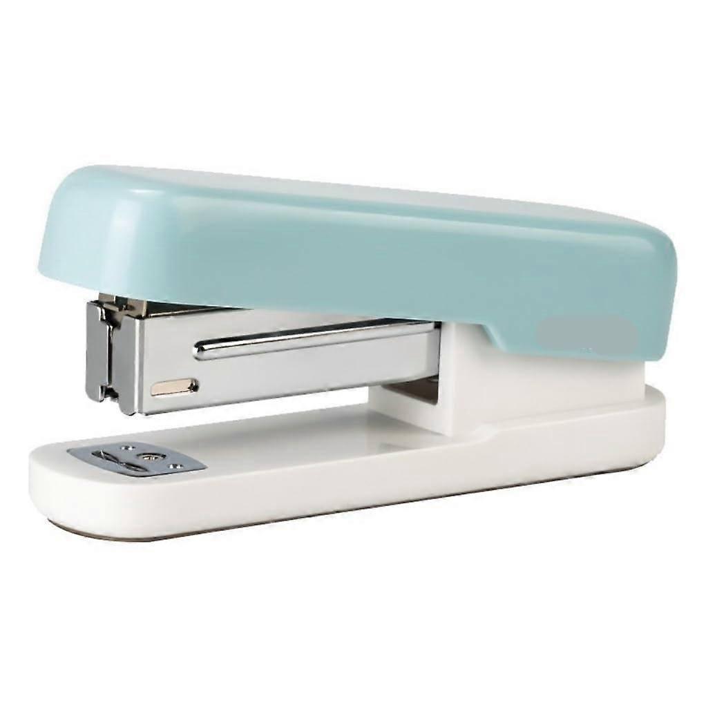 Hefter Hefter for Students with Stationery, Office, Mini Trumpet, Home Multifunction Stapler, Nail Remover, Multifunction Stapler Desk Stapler A Blue