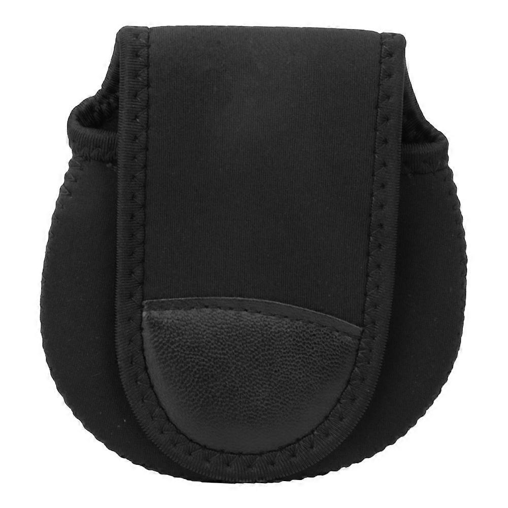 Neopren Casting Reel Bag Köder Köder Pack Schutzhülle Angelgerät Schwarz