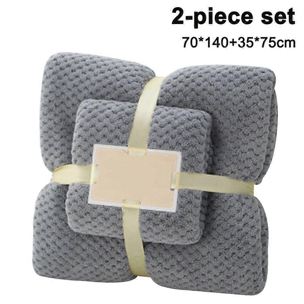 Thick Soft Lint Free Towel, Bath Towel Set, Super Absorbent, Microfiber, Dry Towel, Gift for Home, Hotel, Bathroom and Face Wash