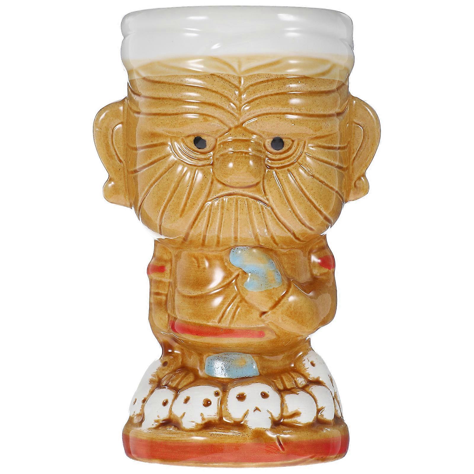 Creative Ceramic Cup for Storage Assorted Color Smooth and Delicate 1PC