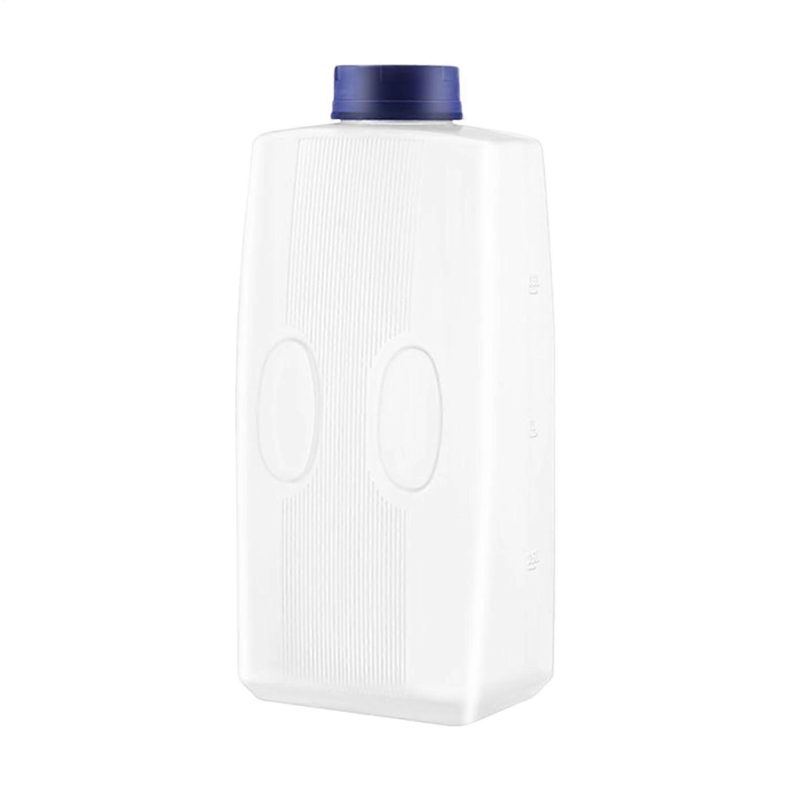Juice Bottle 2L Beverage Dispenser with Leak-Proof Lid and Easy Pour Spout, Refrigerator Safe Container for Picnics and Hiking