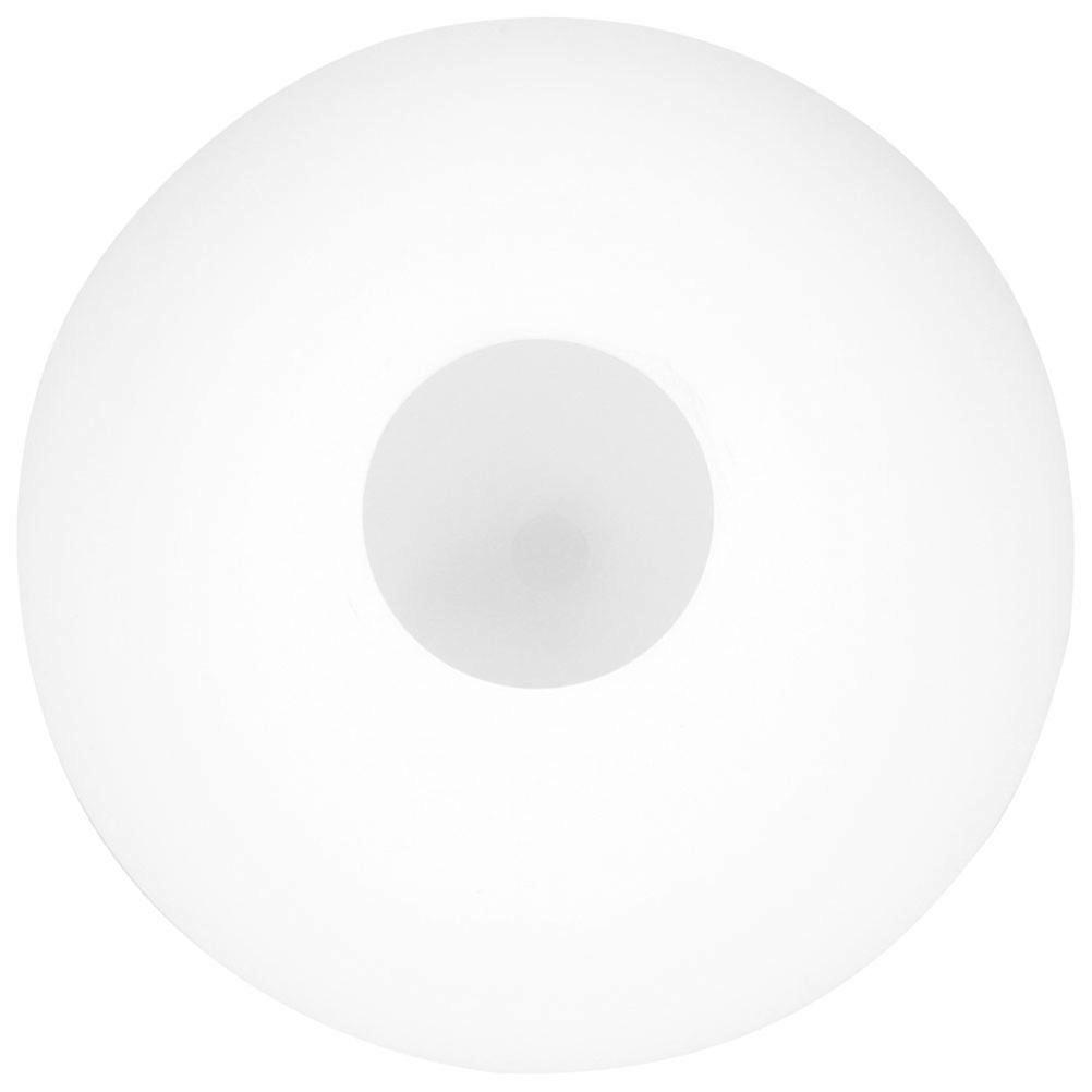 Round White Lamp Shade Simple and Modern Style Home Lighting Accessory Glass Material 7.9×7.9×7.9in Dustproof Insect-Proof 1Pack