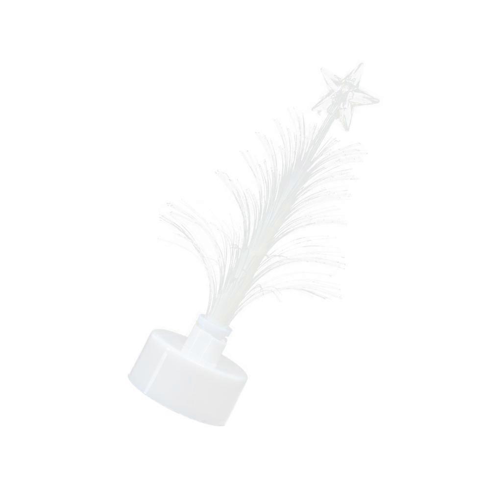 Fiber Optic Christmas Tree Tabletop Colorful Lighting Indoor Use