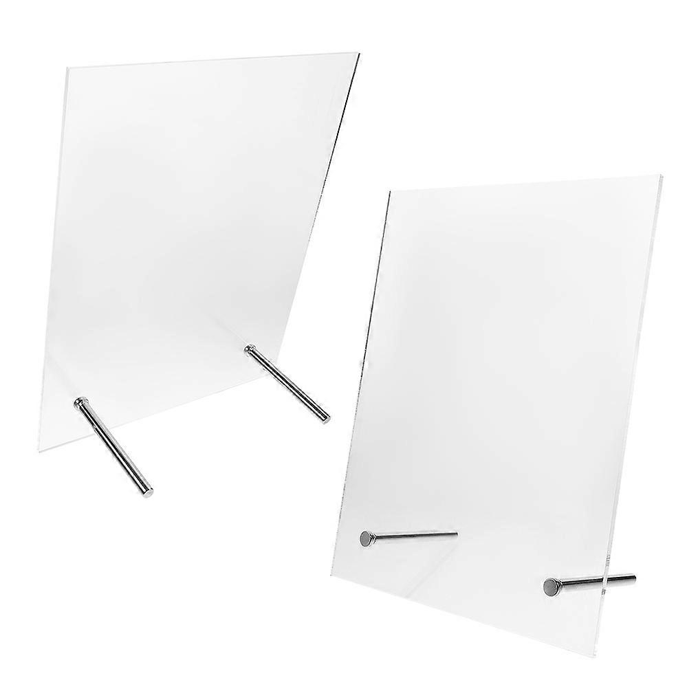 Manicure Display Stand Sleek Acrylic False Nail Holder For Professionals And Individuals 20.00X16.00X0.40CM 2Pcs