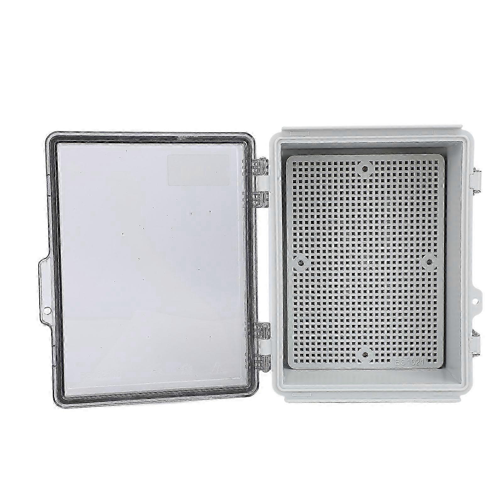 Water Resistant IP67 Electrical Junction Box with Transparent Cover - Secure Electronic Power Supply Case for Satellite Equipment