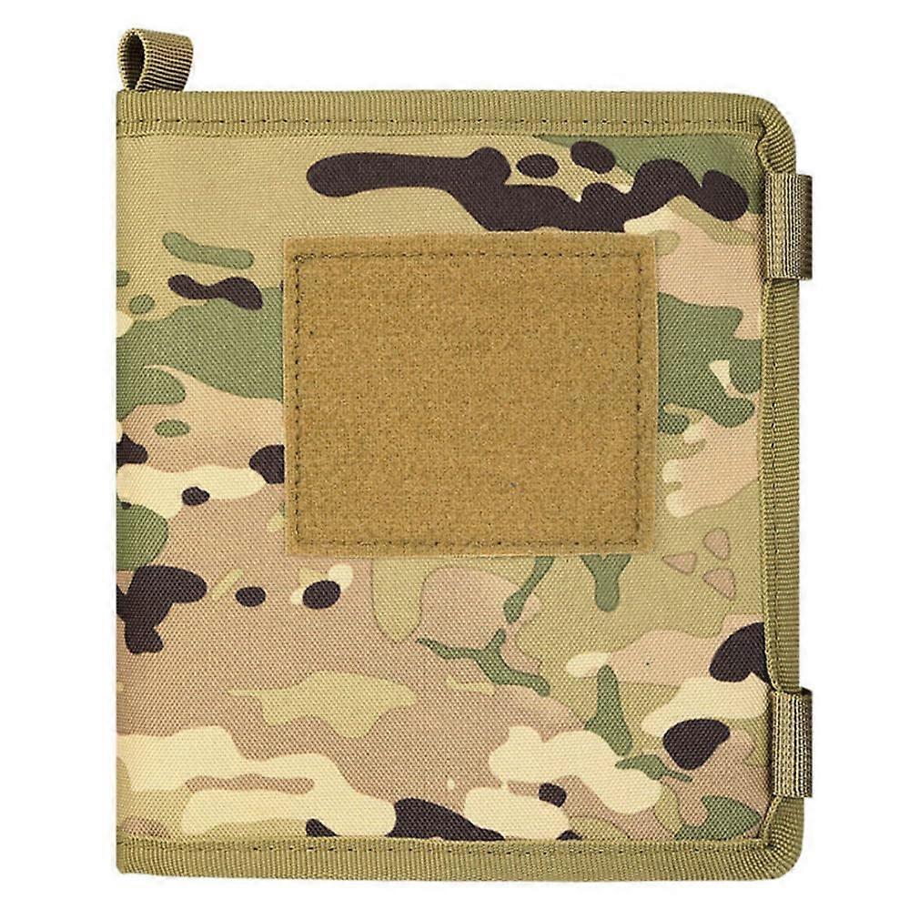 Tactical Map Storage Bag Foldable Small Parts EDC Tool Bag Hook Loop Outdoor Hiking Camping Hunting Accessories, CP