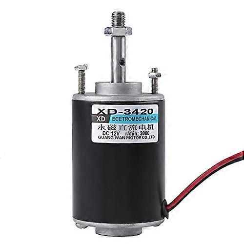12V/24V Mini Permanent Magnet DC Motor High Speed 3000/6000 RPM for DIY Applications CW/CCW Control Compact Size