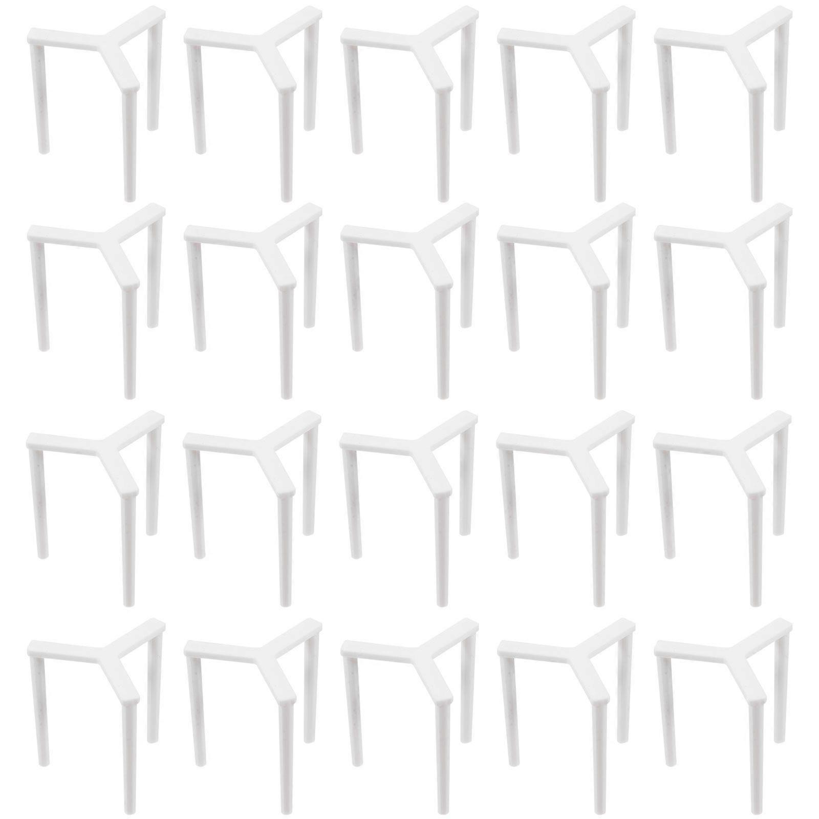 100Pcs Pizza Saver Stand Pizza Packing Tripod Stack Fixing Rack Pizza Holder