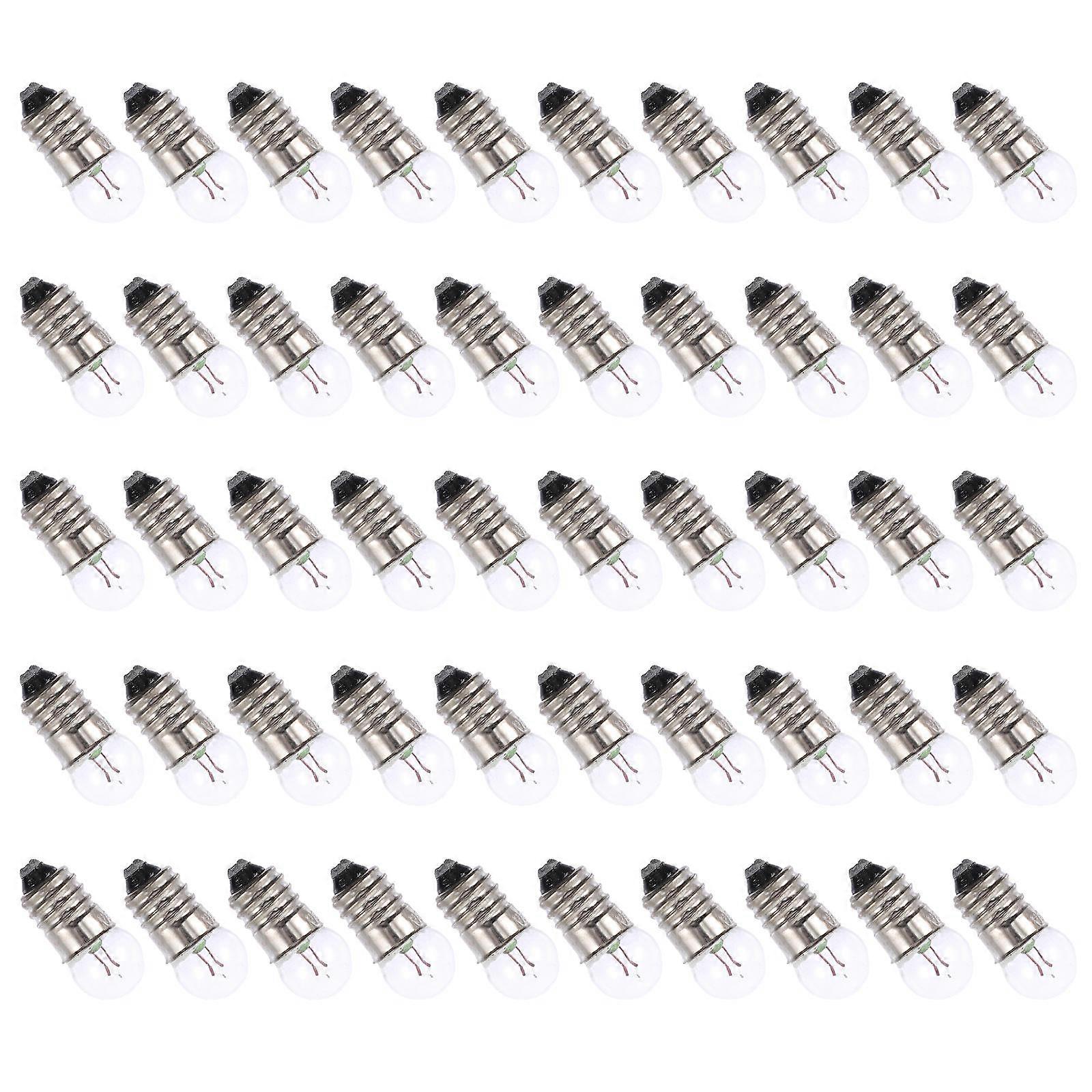 50pcs Replacement Bulbs for Electrical Experiments – Durable Light Bulbs for DIY Projects and Educational Use