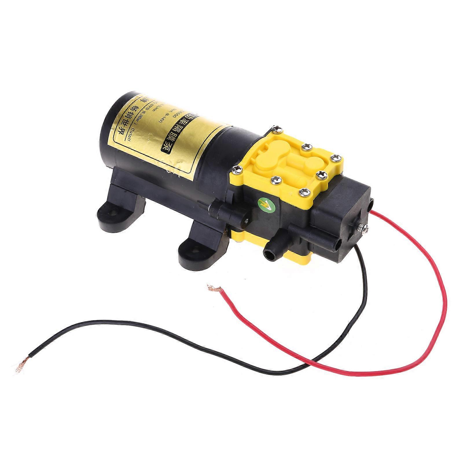 ダイヤフラムポンプ8L / min大流量自吸式ポンプ、淡水ポンプ、工業用、医療、農業機器用、黄色