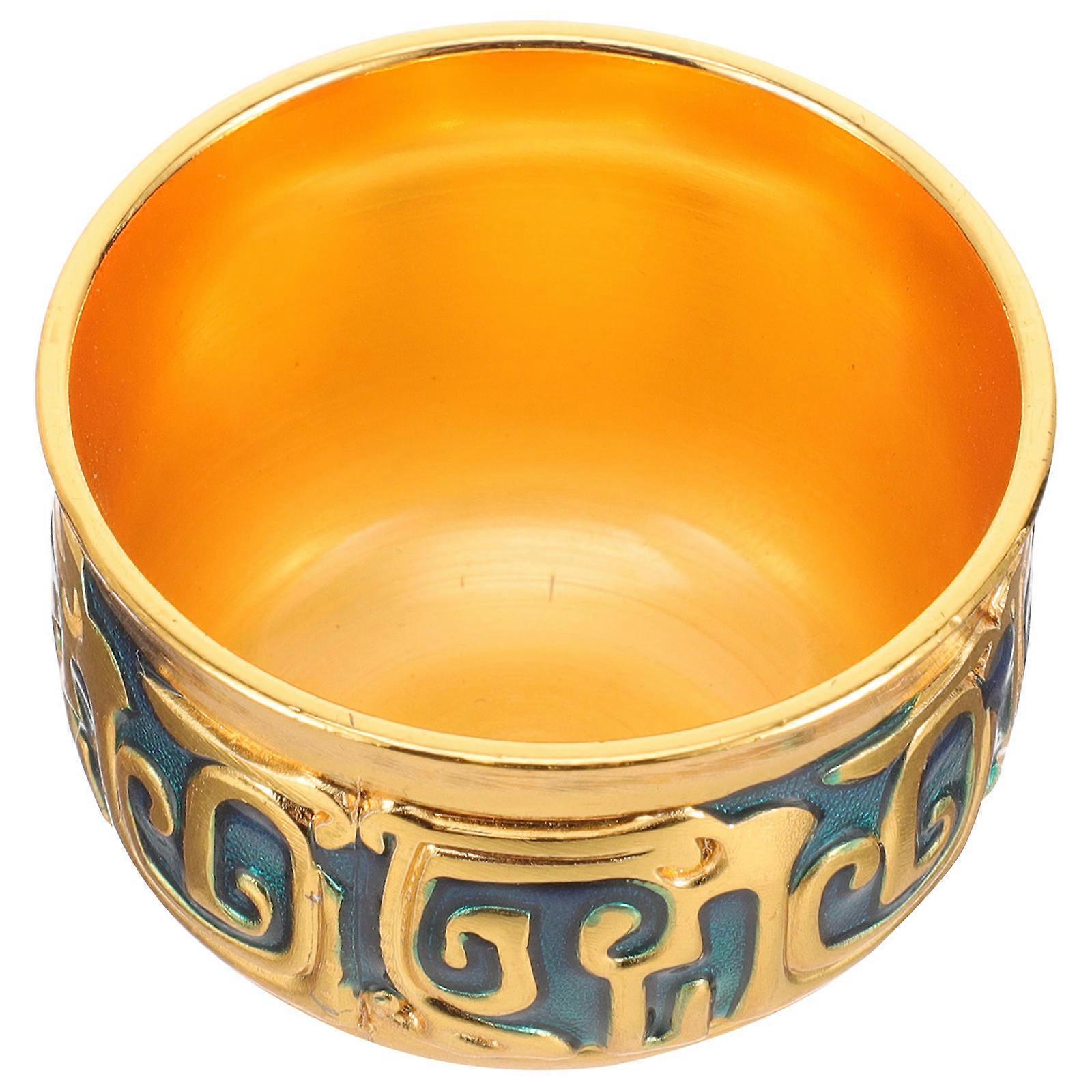 Decorative Drinking Cup European Style Water Cup Reusable Events Assorted Color 5x5x3.5cm 1Set