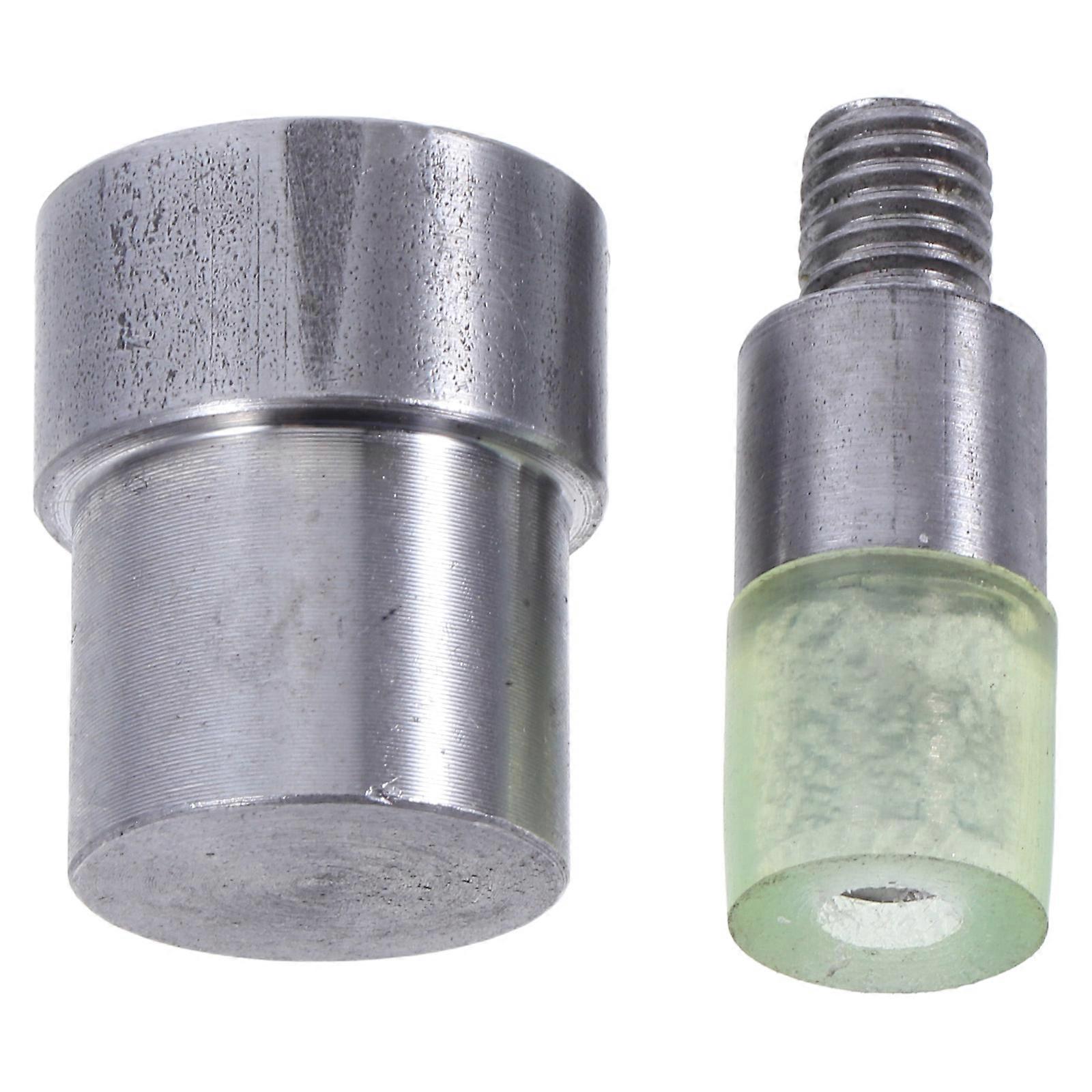 Double Capped Rivets Setting Die 2Pcs with Quick Rivet Install Hand Press Tool for Home