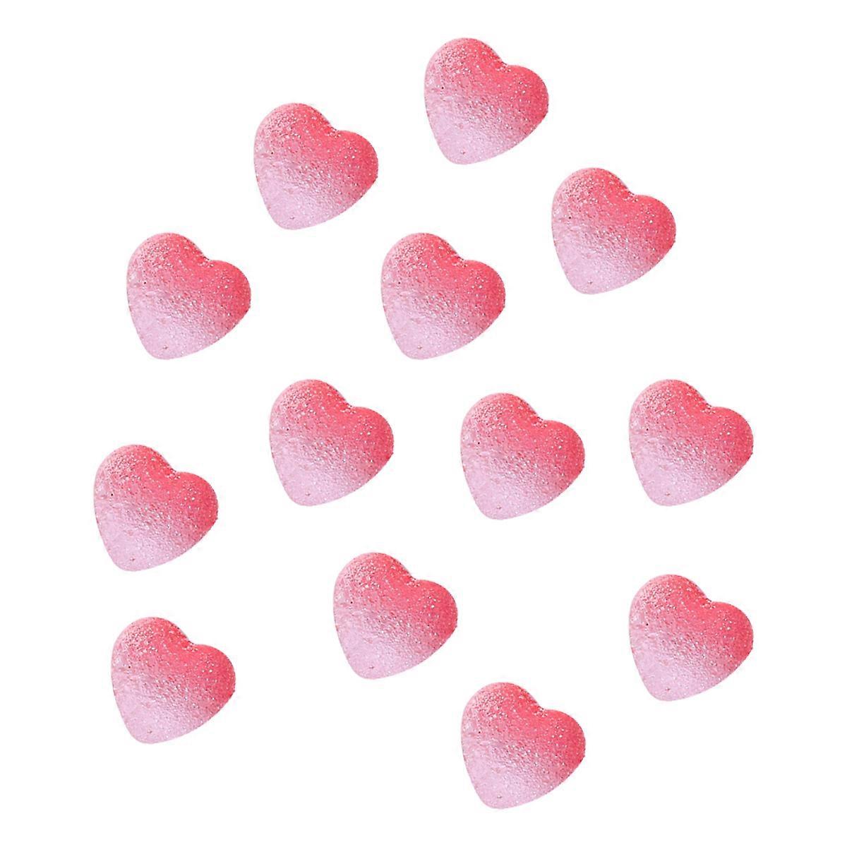 Durable Heart Shaped Nail Charms 50Pcs For Nail DIY Lovers Japanese Style Decoration Assorted Color