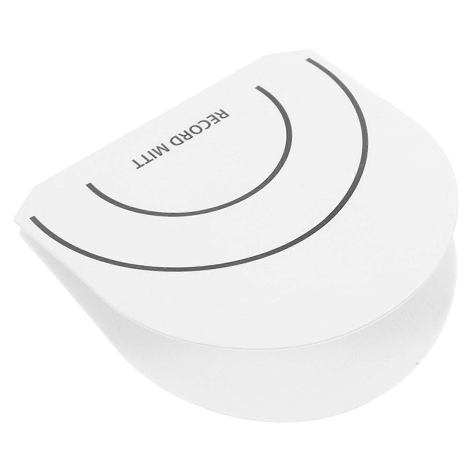 Anti-Static Vinyl Record Cleaning Gloves For Reducing Vibration And Noise Keeping Records Clean White 18.00X9.00X0.10CM 1Pack