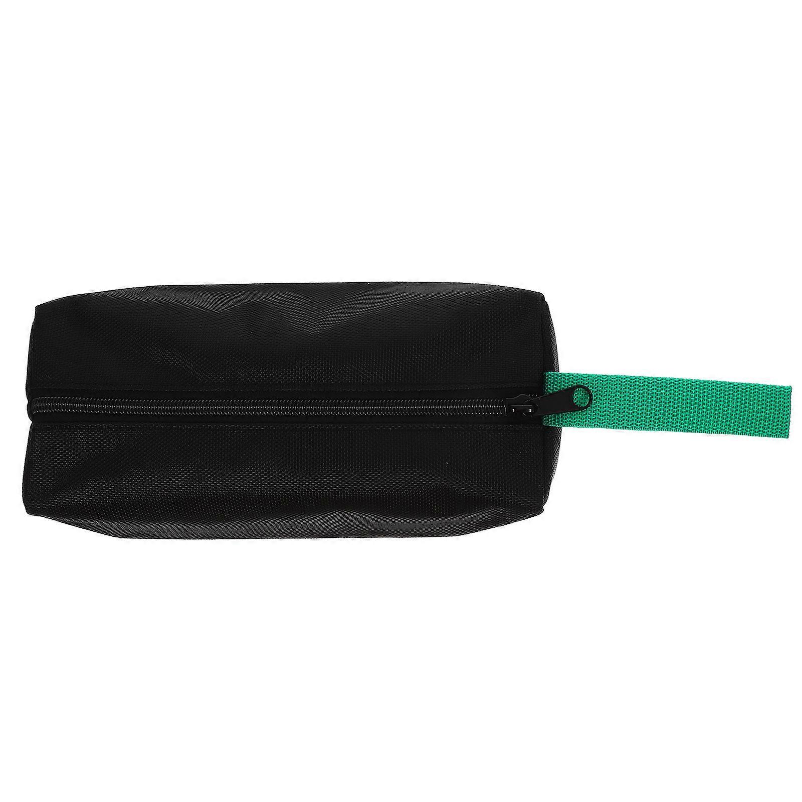 Oxford Cloth Bag Black Zipper Storage Bag for Tools Quick Durable Oxford Cloth