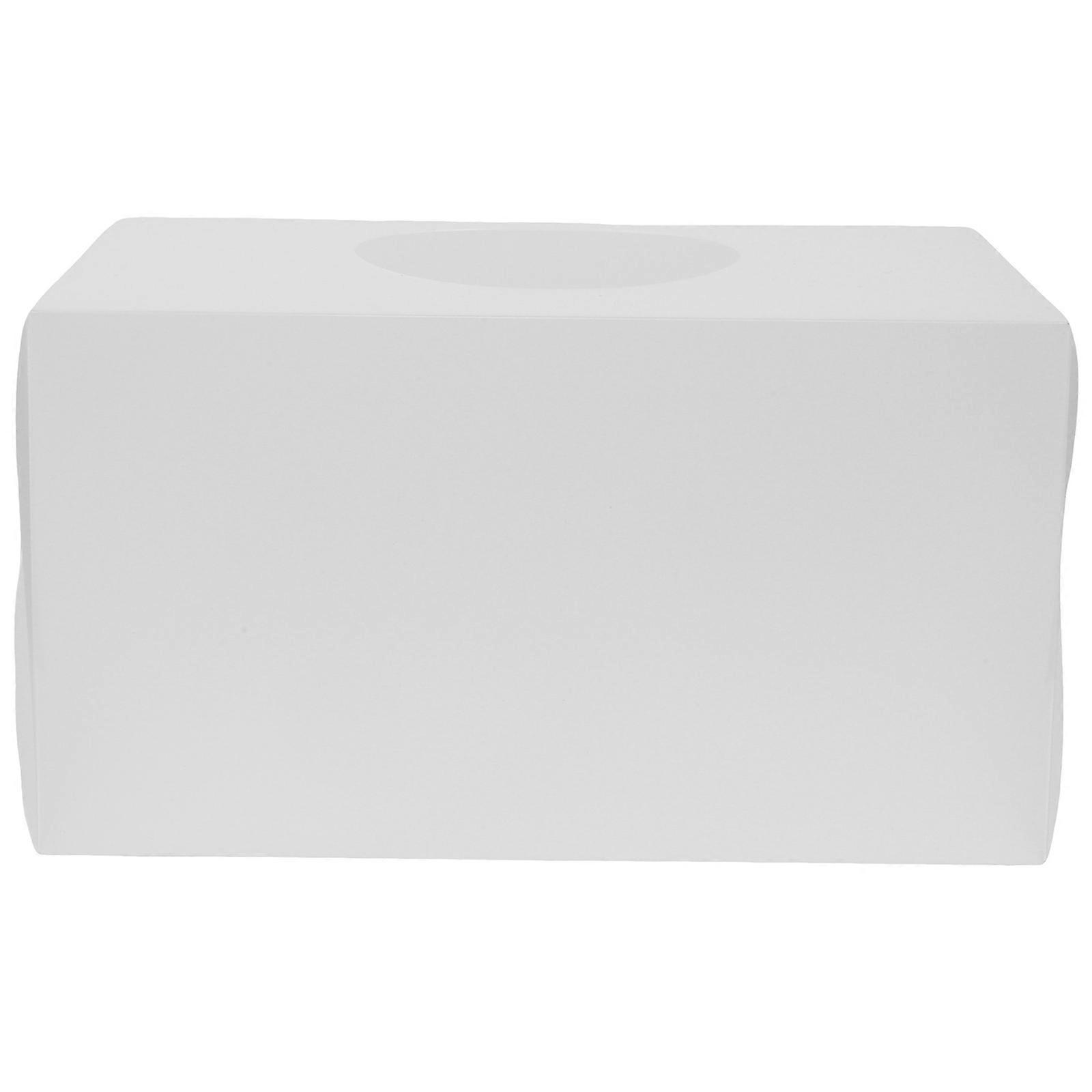 Voting Box Party Game Ticket Box Square Raffle Ball Game Box Multifunctional Ticket Box Game Supply White 22.00X16.00X12.00CM Ticket Storage 1Set