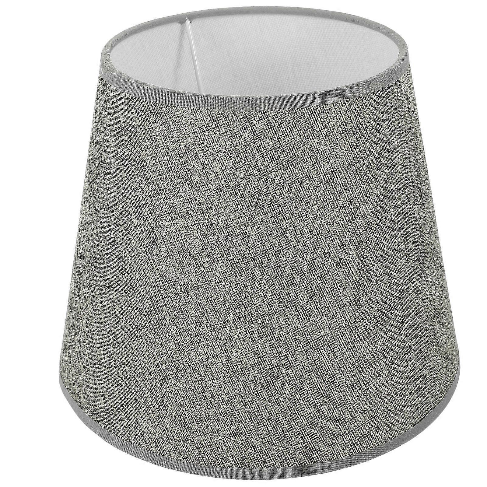 Comfortable Fabric Lighting Shade Desk Lamp Cover Warm Atmosphere Creation Round Top Square Base 1Set