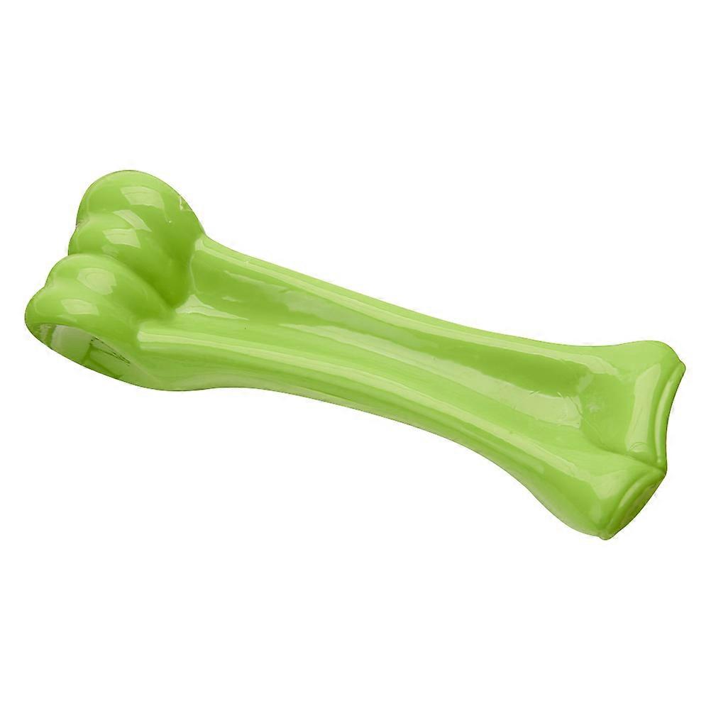 Nylon Bone Shaped Molar Toy for Pet Light Green Great for Sensitivity Training and Removing Tartar