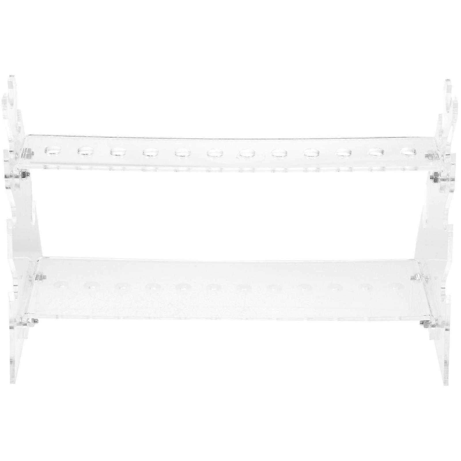 Trapezoid Test Tube Holder For Researchers 10.4X6.5X5.9in Improving Work Efficiency With 1Pcs Design