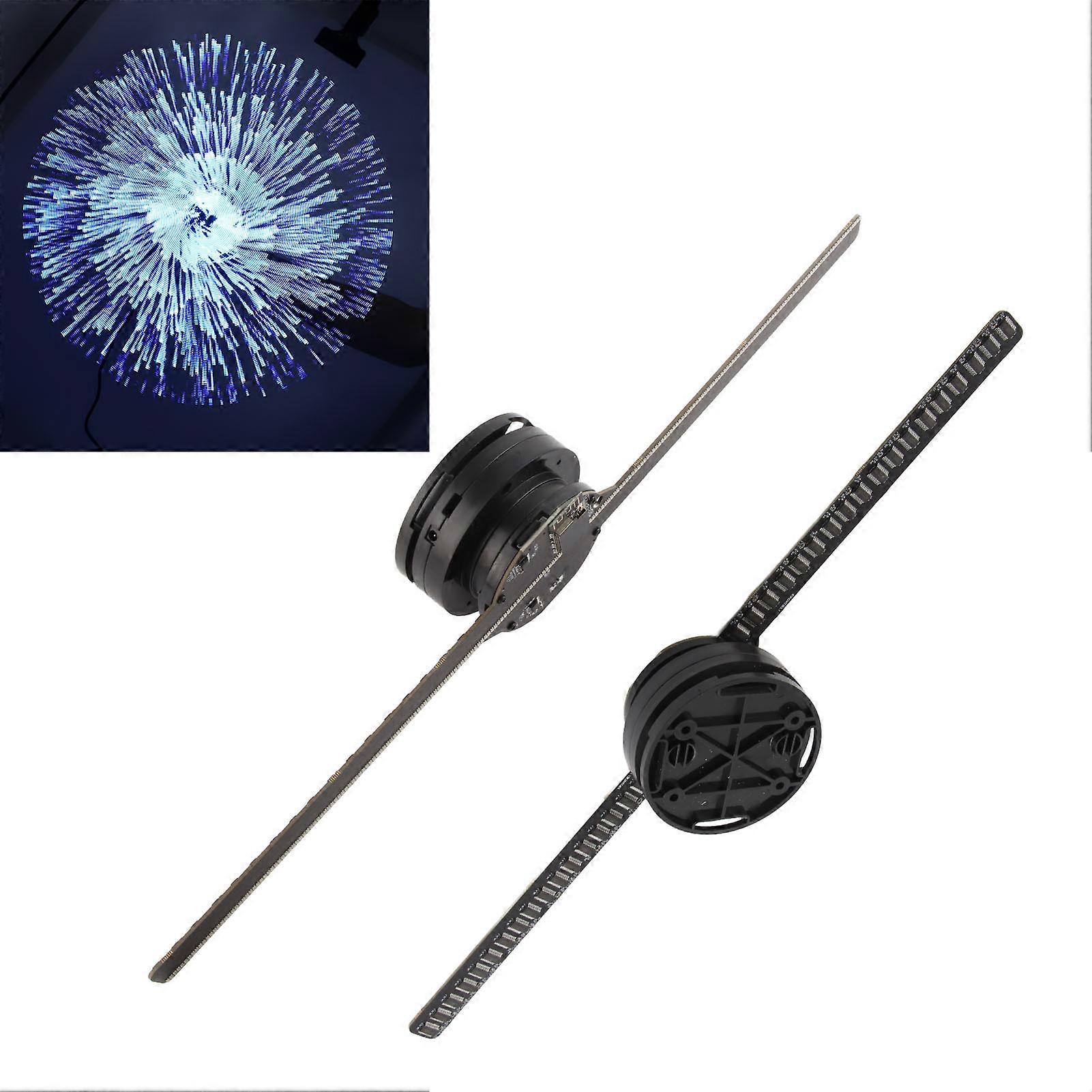 3D Hologram Fan 224 LED Light Beads High Resolution 3D Advertising Player for Business Store Shop Bar 100‑240V AU Plug 