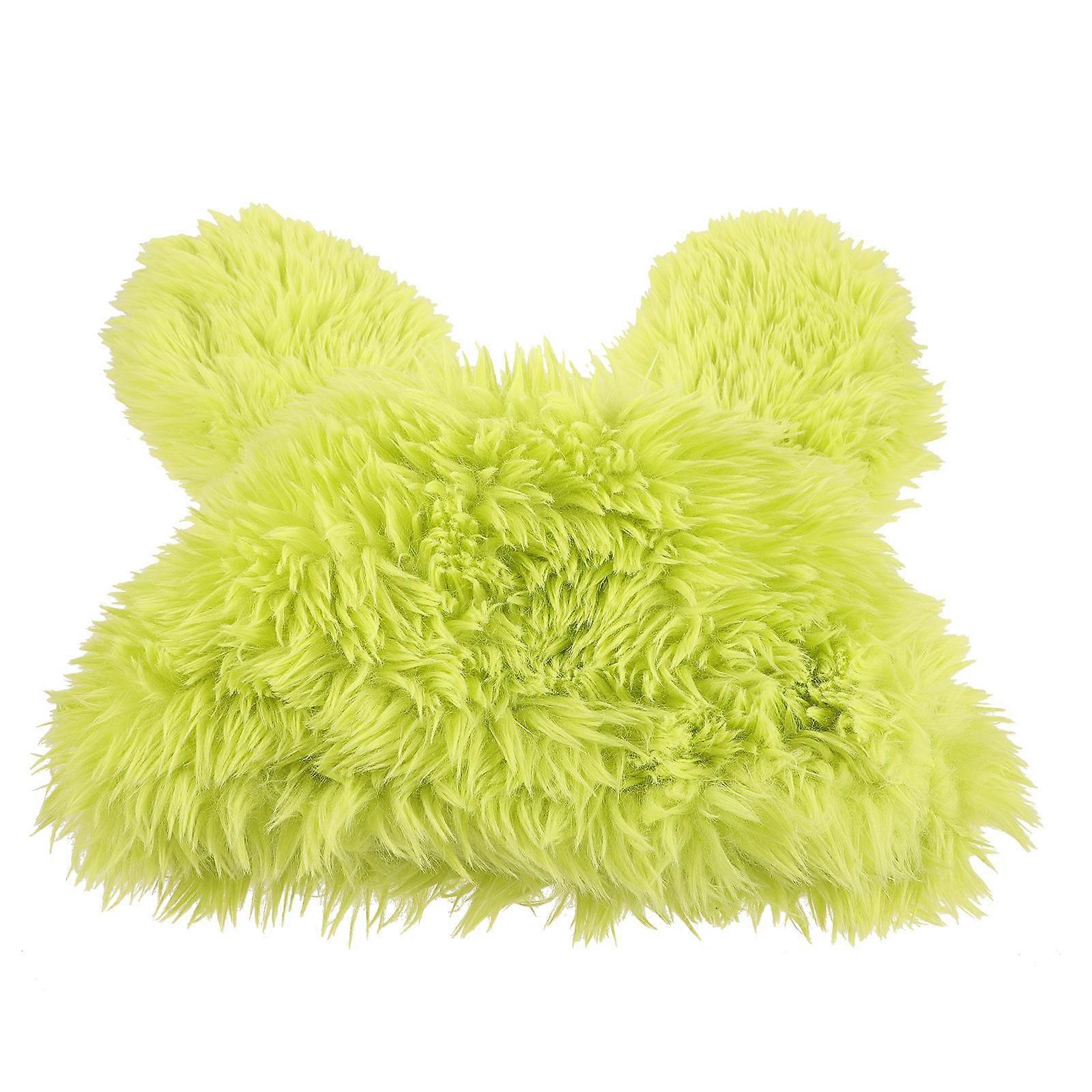 Funny Plush Rabbit Hat Party Photography Prop Trendy Design Green 1Set