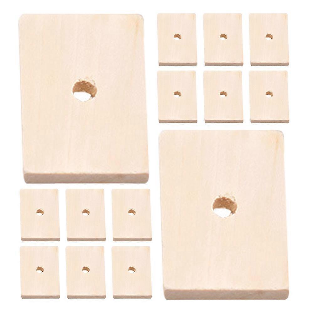 20Pcs Parrot Wooden Block Toys Bird Chewing Toy Pet Bird Bite Block Toys Hanging Toys