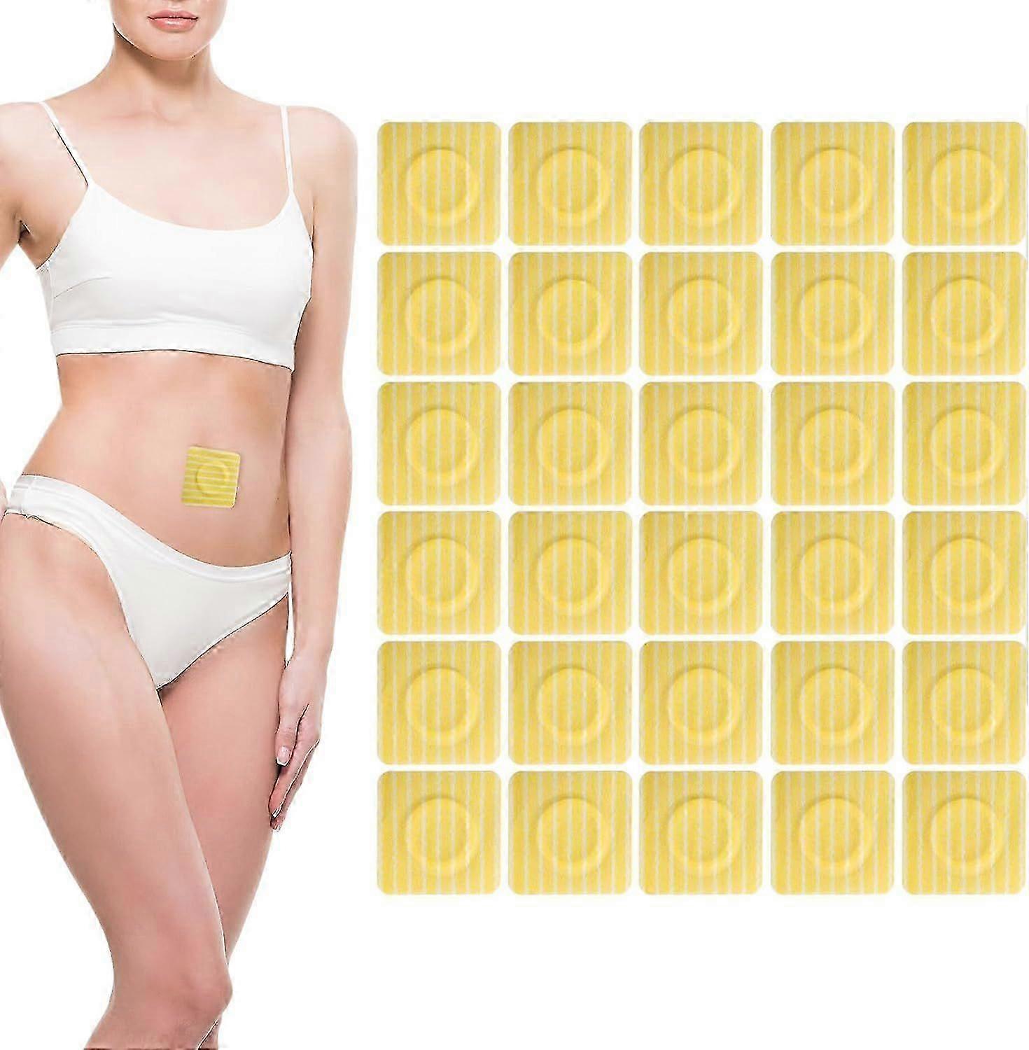 2025 Latest Model  30pcs Castor Oil Pack Wrap for Belly Button, Self-Adhesive