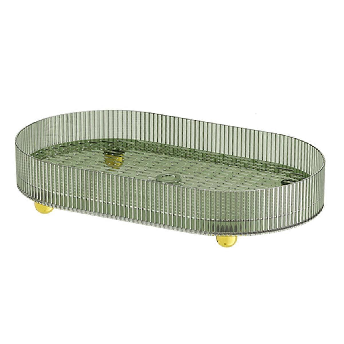 Tray Teacup Storage Countertop Makeup Table Tray, Decorative Tray for Coffee Table Countertop Kitchen Bathroom A