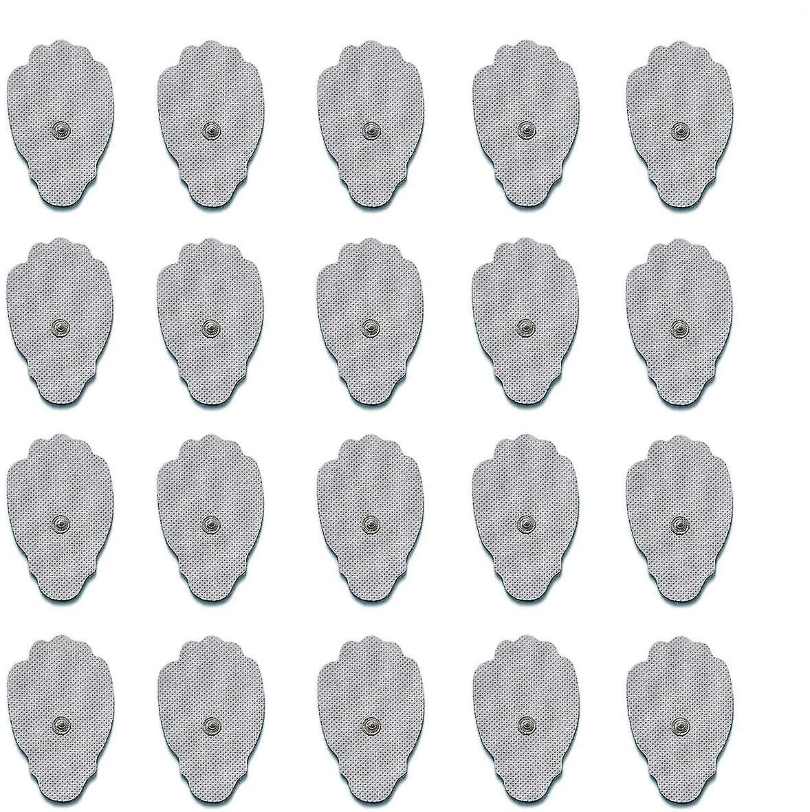 Tens/ems Unit 20 Snap Tens Unit Electrode Pads Large Premium Replac...