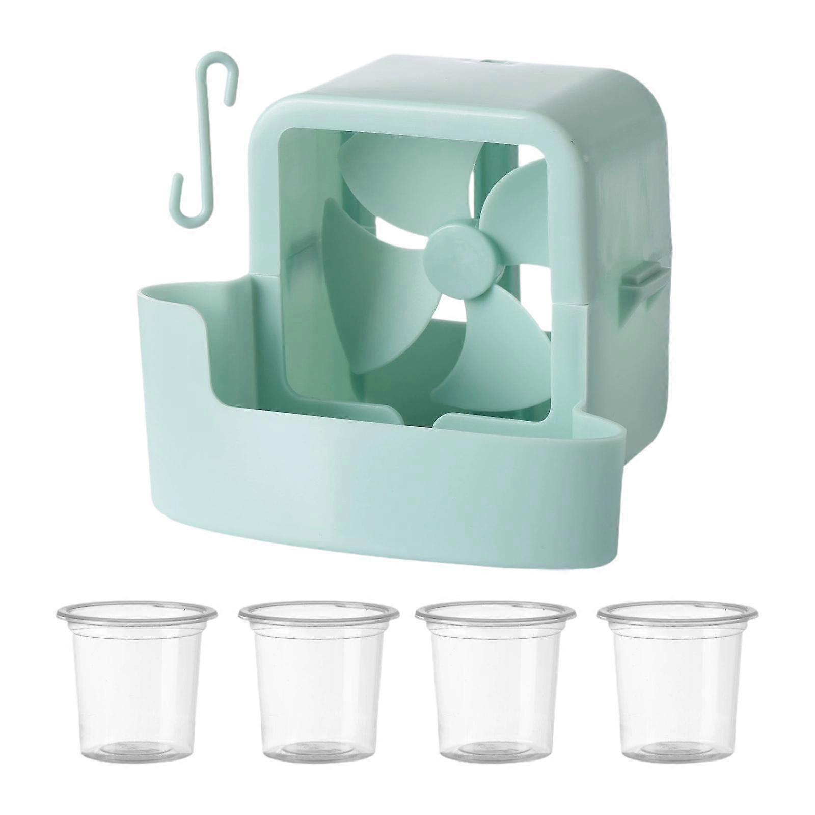 Cooling Fan, Silent with Hook, Add Ice Cubes for Household Table Camping Office