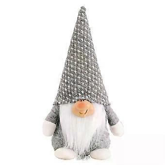 2 Teile / Set 22X1 0cm Weihnachten Santa Gnome Plüsch Puppe Schwedische Zwerge Tomte Ornamente für Weihnachtsbaumschmuck Okay