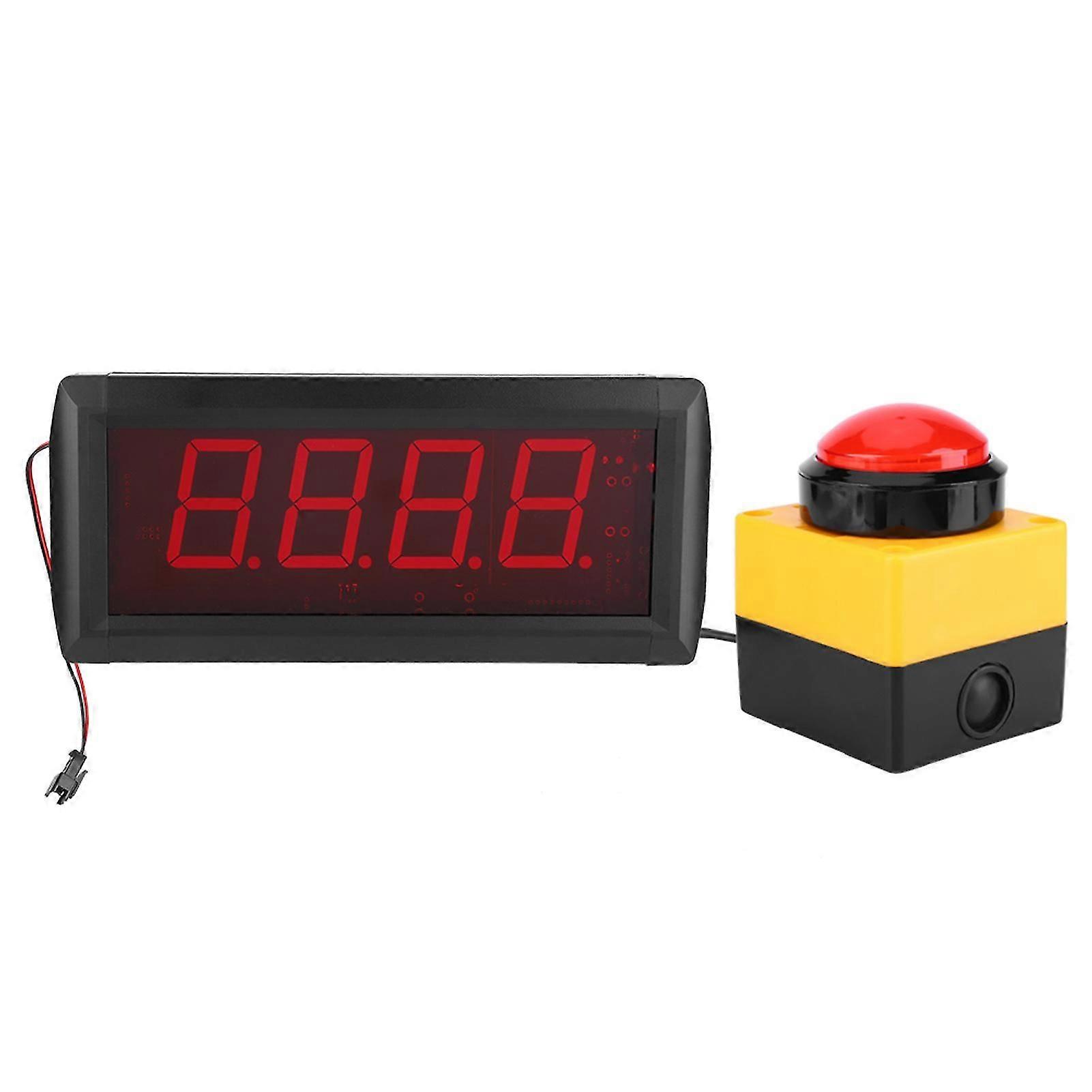Popular Game Challenge 10 Seconds Countdown Timer LED Digital Display Plug 100-240VAC