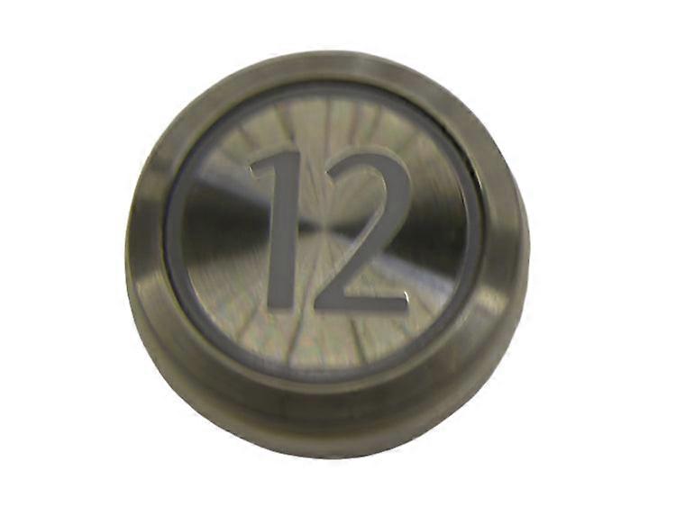 Kone Button 12 White Flush Cop Panel Km863050g009h012