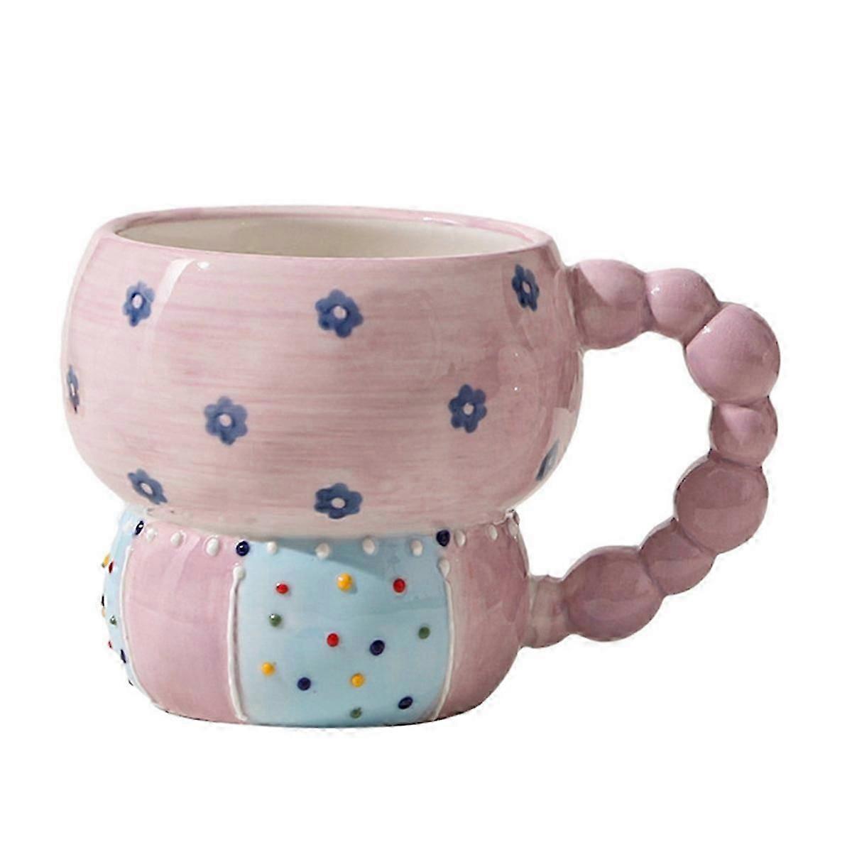 Hand-Painted Ceramic Tea Cup Perfect for English Breakfast Tea