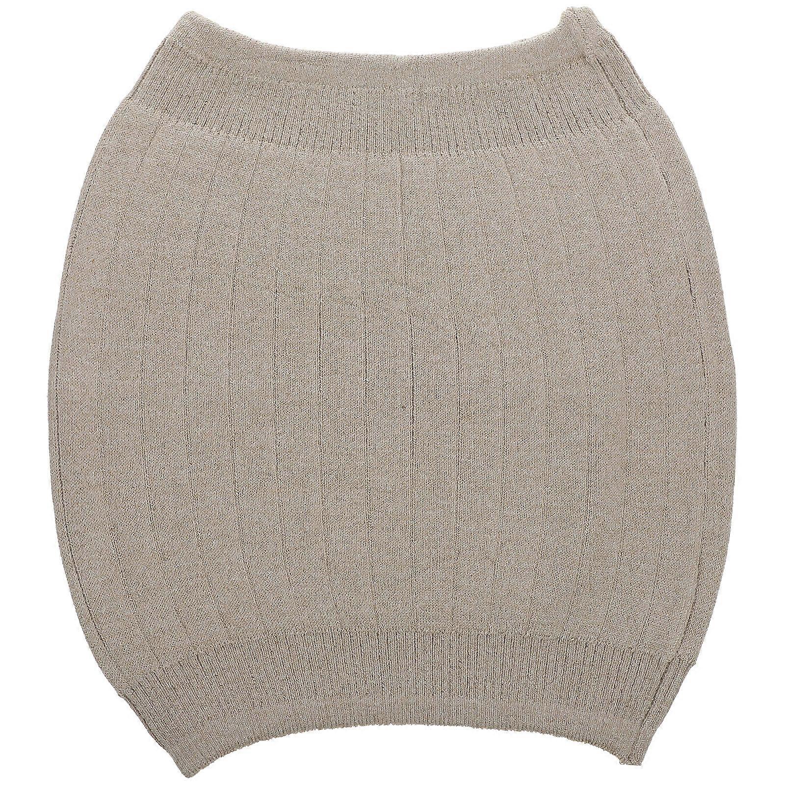 Warm Belly Band for Winter Use Made of Polyester Khaki Color High Durability for Men and Women