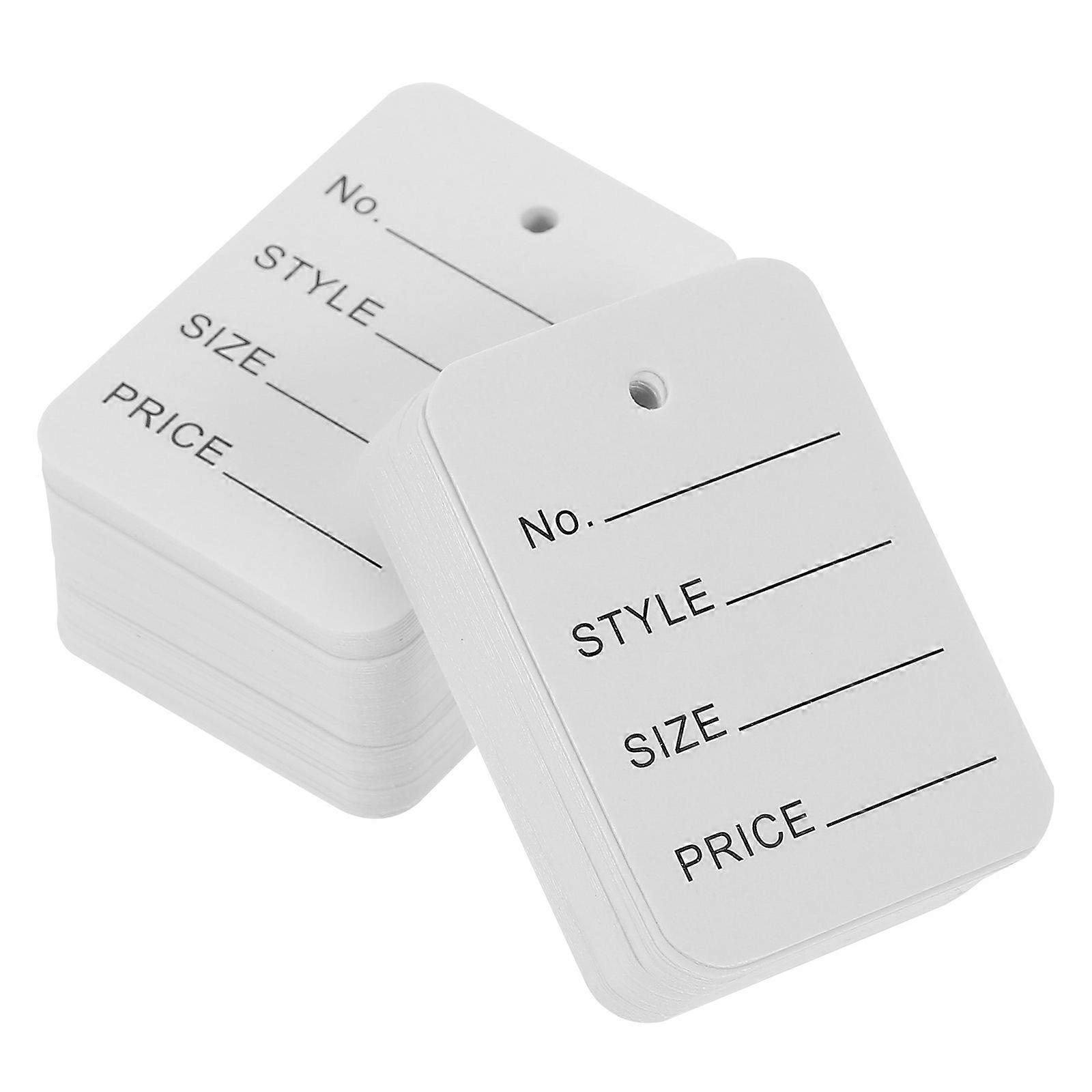 Pricing Tags 1000Pcs For Store Owners Clothes Size Tags Hanging Tag Simple And Practical