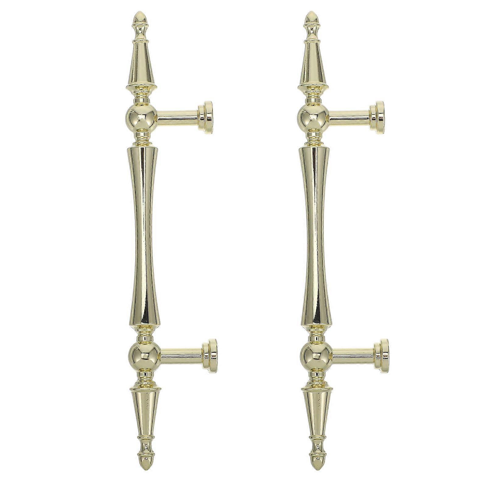 Here's a polished and professional product description for your **2pcs Gold Cabinet Handle Drawer Knobs**:
 
**2pcs Gold Cabinet Handle Drawer