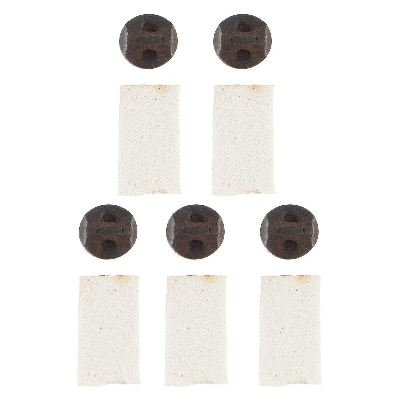 Erhu Mute for Practice Made of Durable Felt White Color Simple Design Effective Sound Control