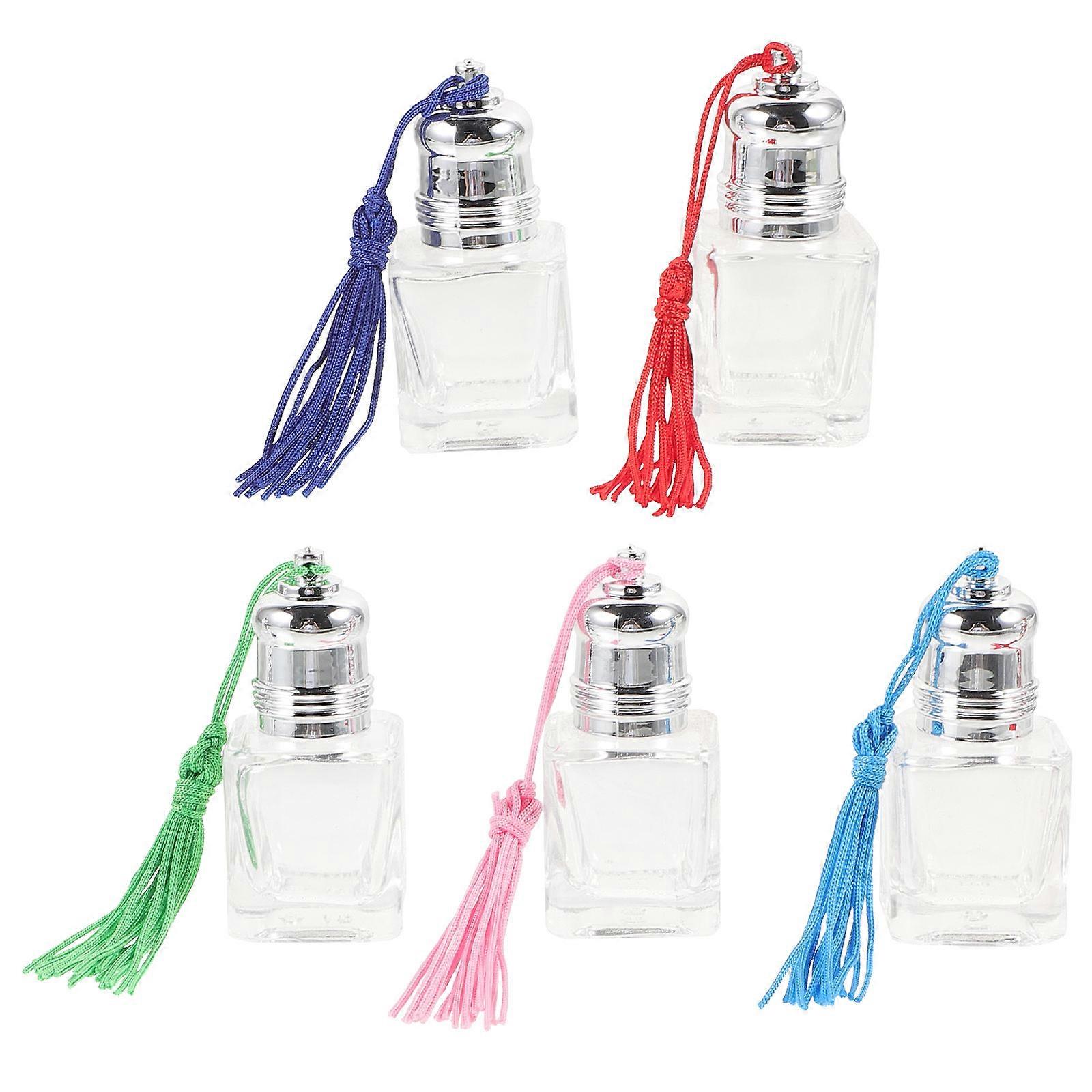 Essential Oil Roller Bottles Glass Empty Perfume Bottles for Storage 5Pcs
