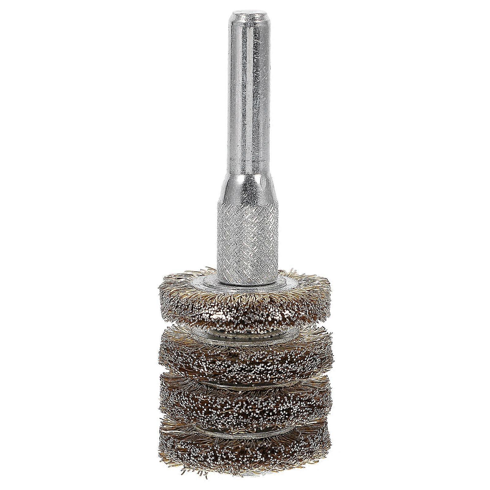 Wire Brush For Drill 4-layer Wire Brush Drill Attachment Rust Remover For Metal