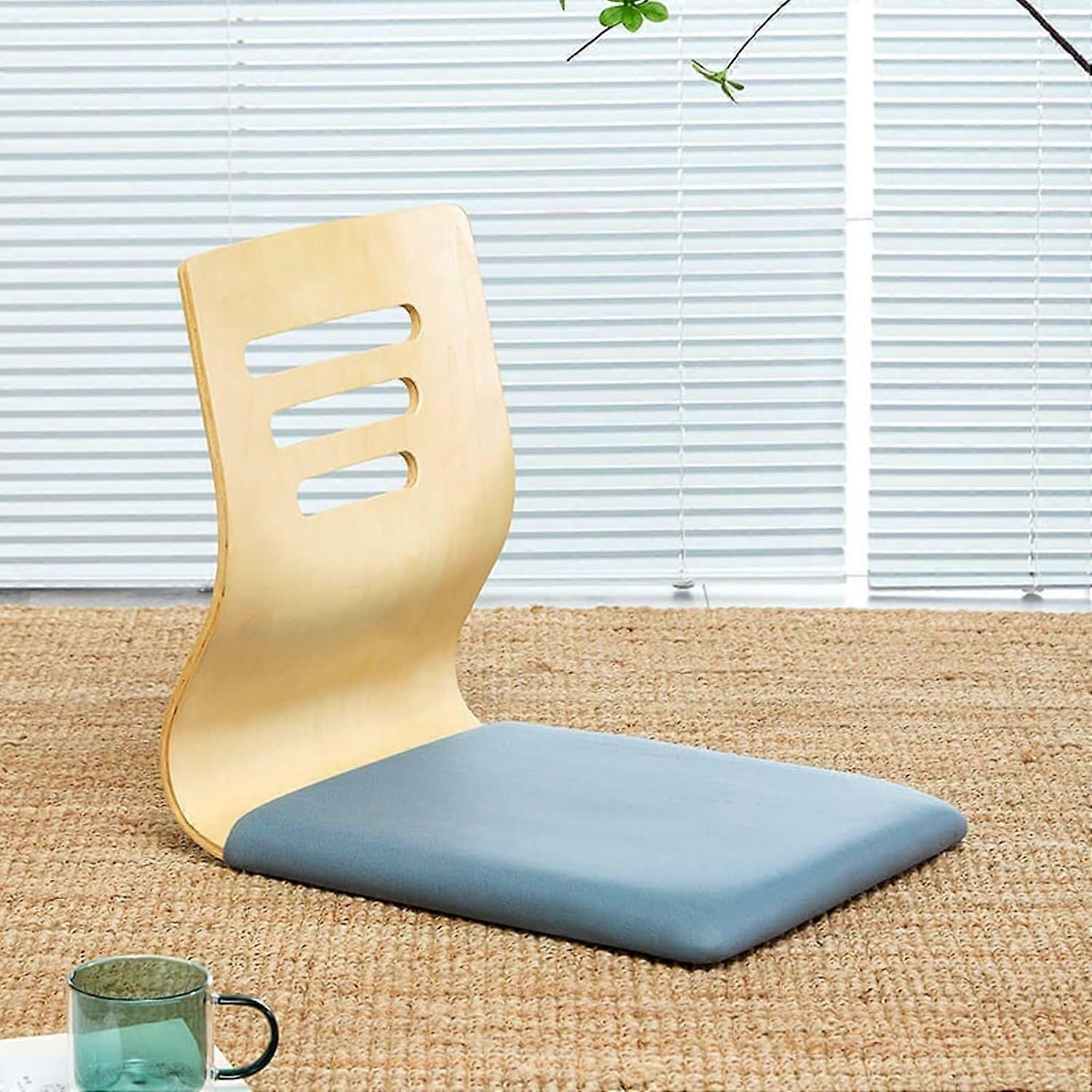 Portable chair with backrest, meditation seat, Japanese floor sofa, 37*40*44CM