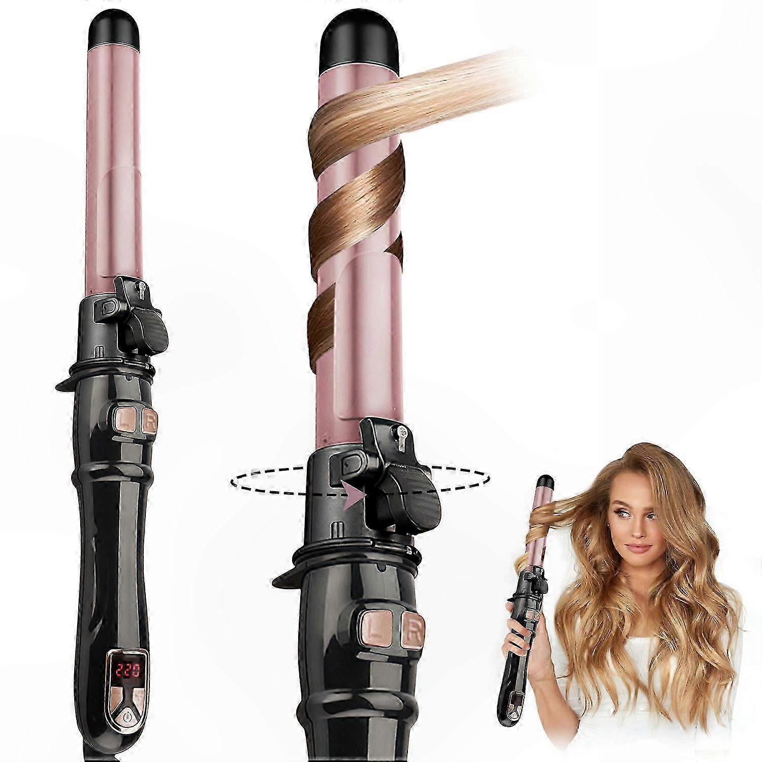 Versatile Hair Styling Tool with Multi-Temperature Settings for Curling and Straightening